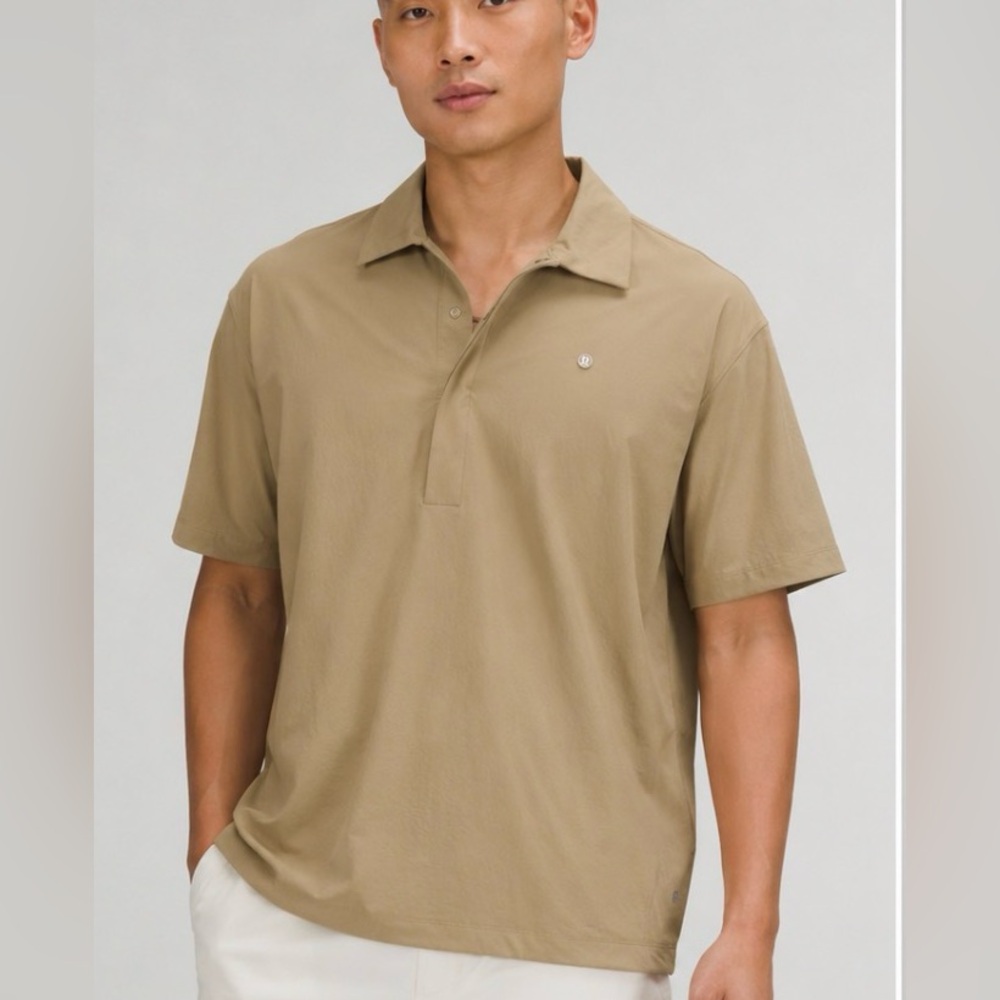 Lululemon Water-Repellent Golf Pullover Men’s L OAKT Tan NWT LM3GORS